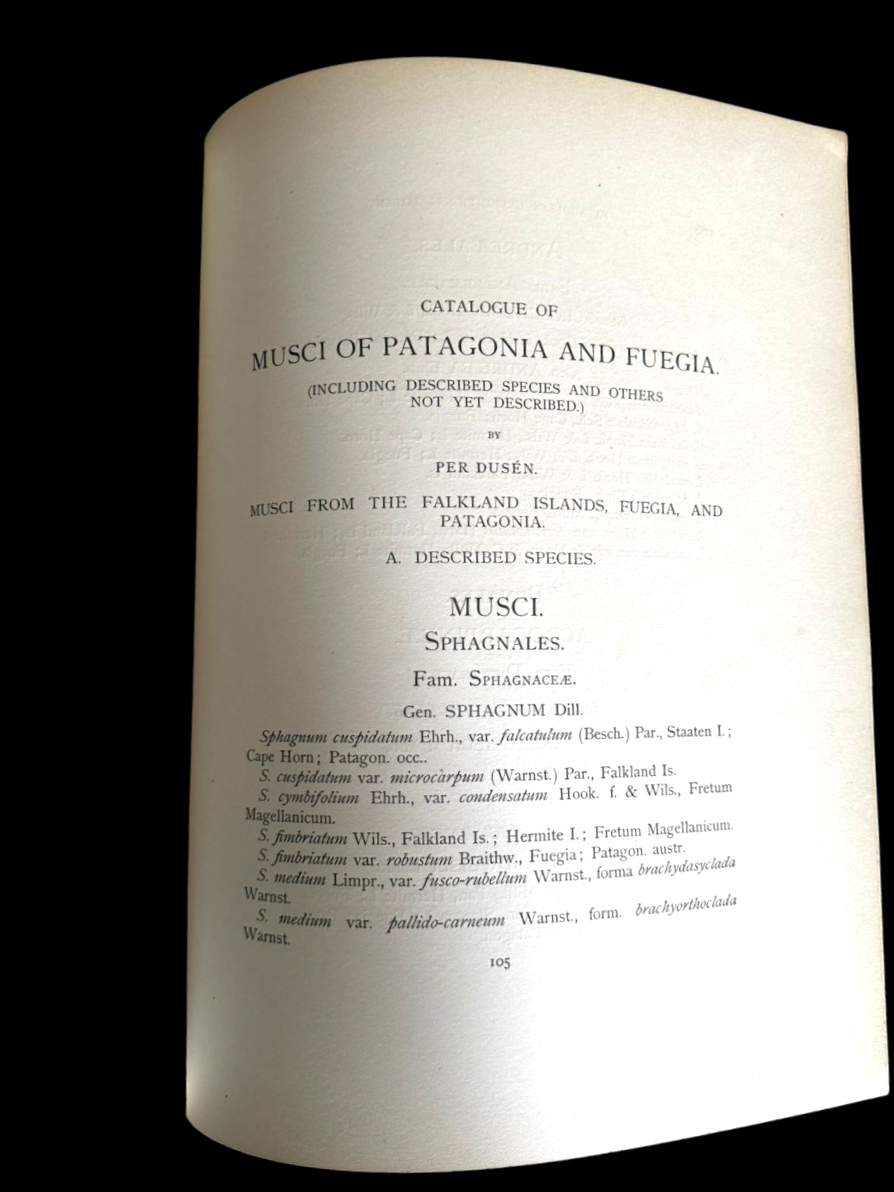 William B. Scott (ed.).	Reports of the Princeton University Expedition to Patagonia, 1896-1899.  Vol. VIII: Botany