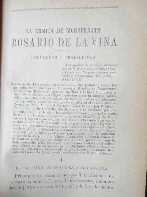 Carlos Emilio Leon - Recuerdos I Tradiciones de la Ermmita de Monserrate Rosario de la Viña 