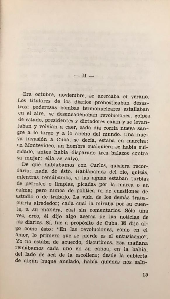 Eduardo Galeano 	Los días siguientes