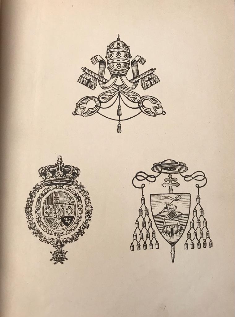 Villanueva Gutiérrez, Adulfo	Crónica oficial de la embajada del Cardenal eminentísimo señor Doctor Don Juan Benlloch y Vivó Arzobispo de Burgos, a la América española. 2 Tomos