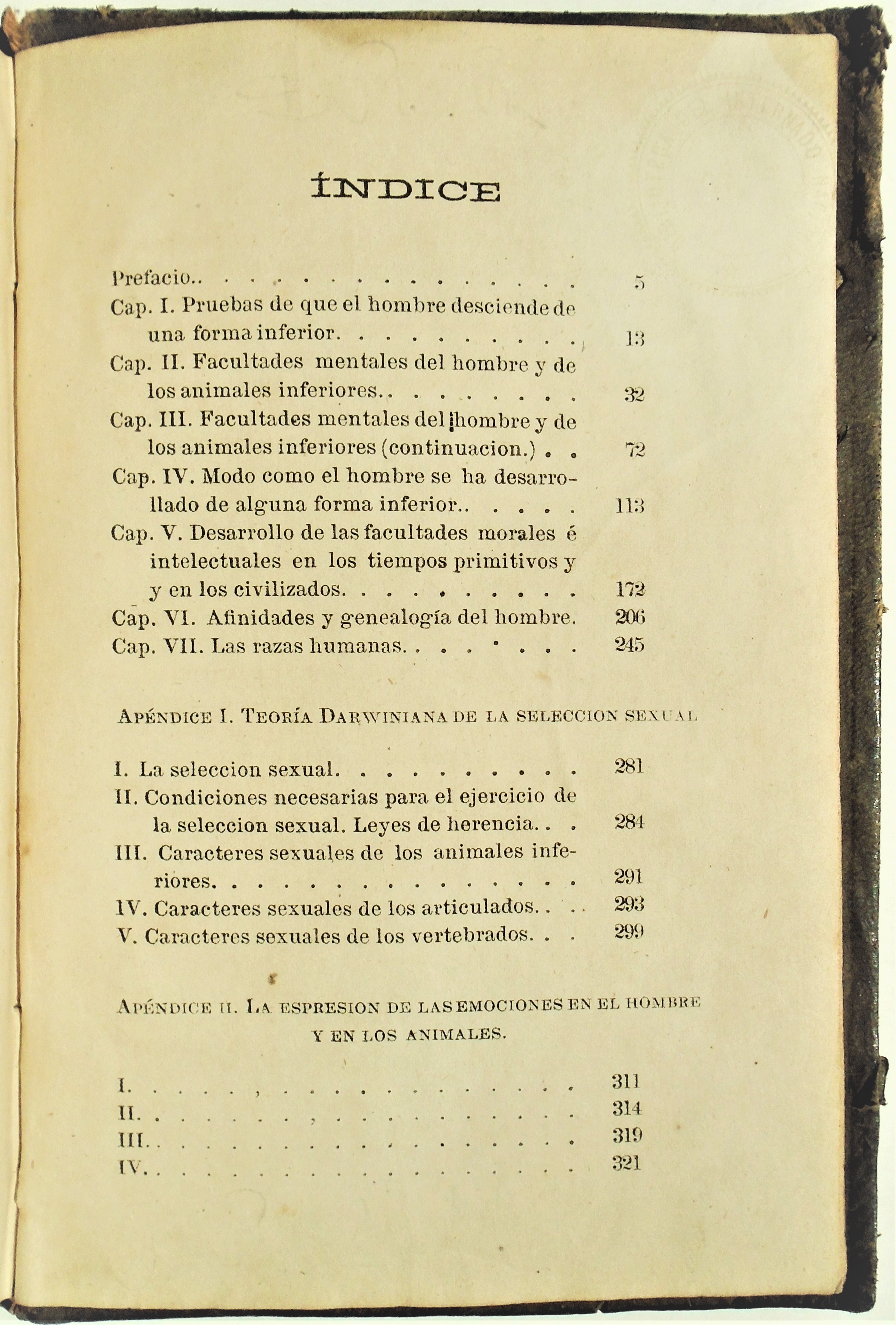 Charles Darwin - El origen del hombre (1876)