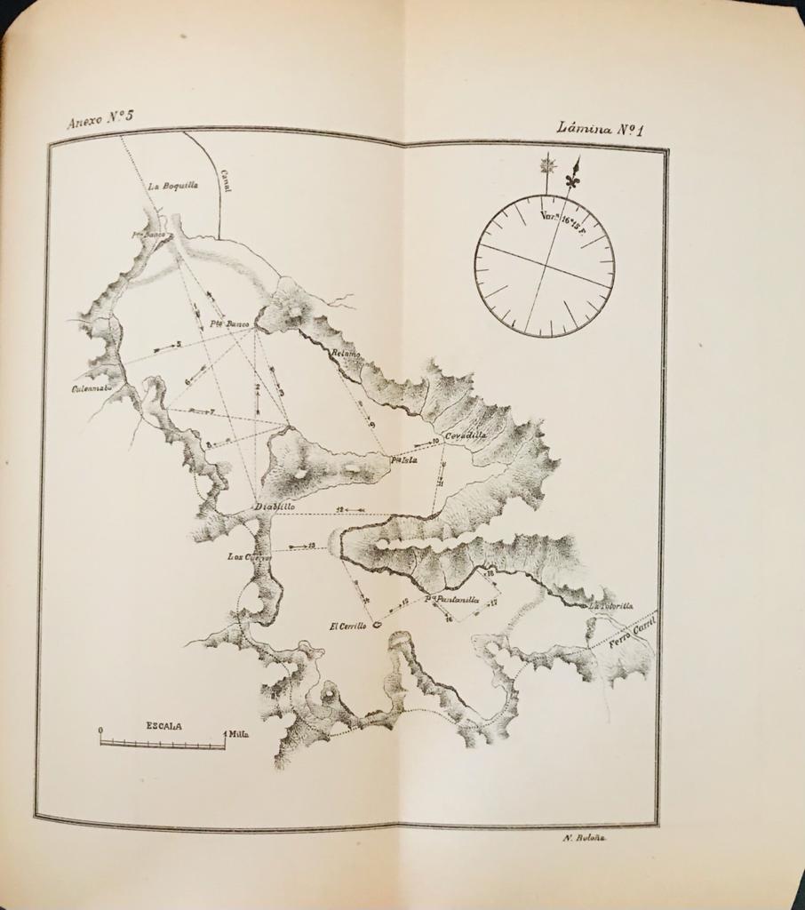 Estudios relativos al establecimiento de un Puerto Militar y comercial en el Lago de Vichuquén 