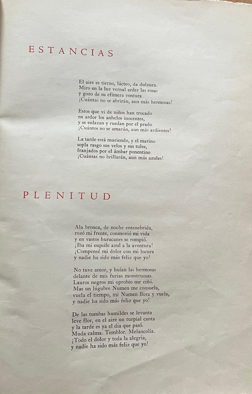 ZALAMEA, Jorge y MENDOZA, Elvira (Directores).	Hojas de Poesía.