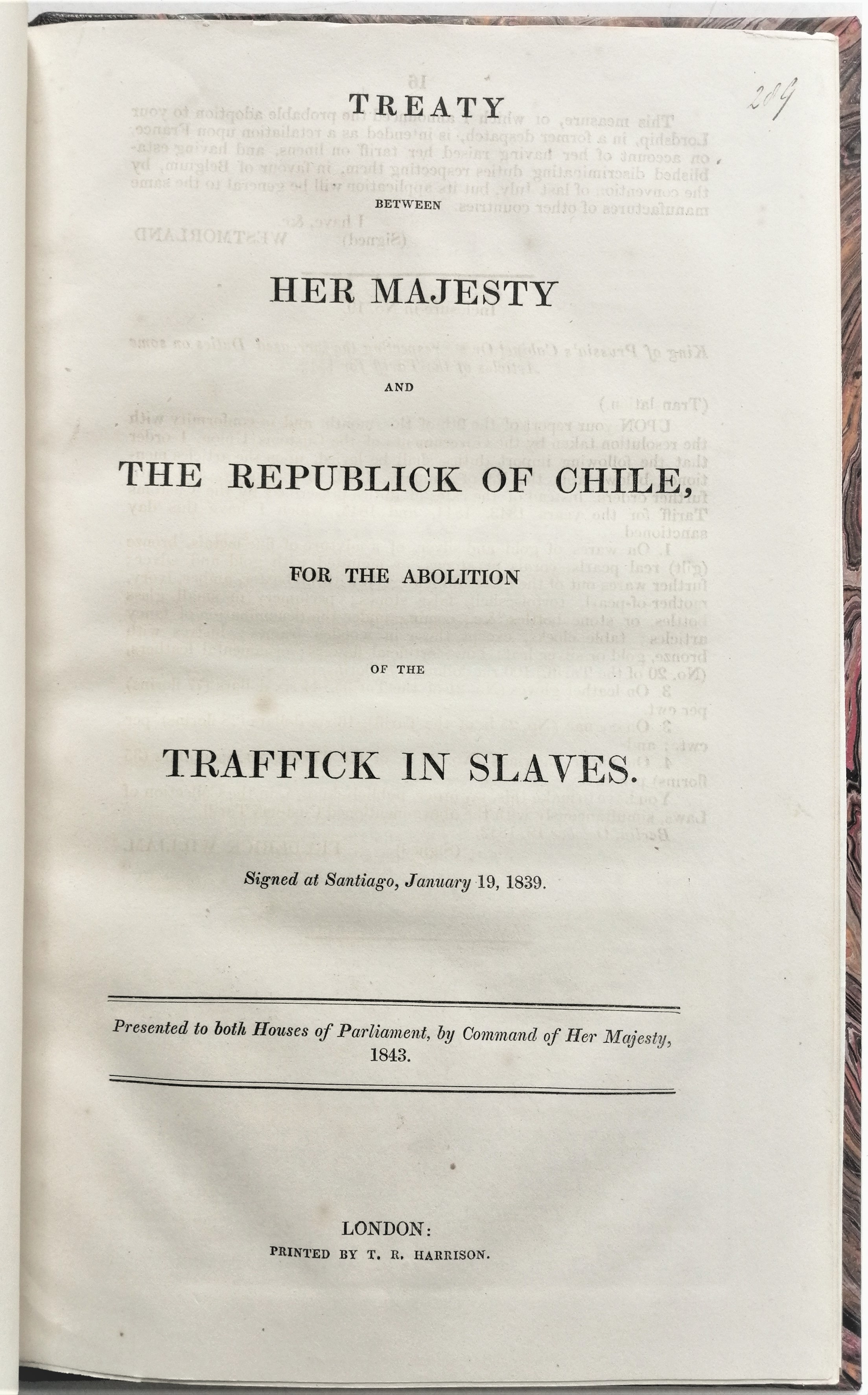 Treaty between her majesty and the republick of Chile
