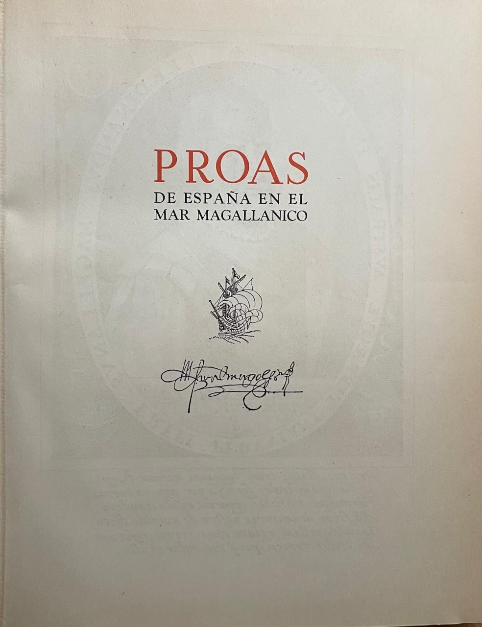 Enrique RUIZ GUIÑAZU 	Proas de España y del mar Magallanico 